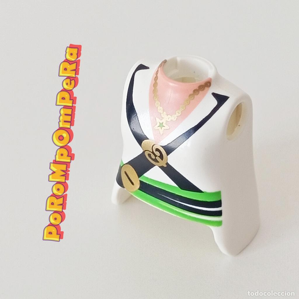 Playmobil: PLAYMOBIL TORSO MUJER BLANCO HEBILLAS COMPLETAR/CUSTOM PIRATA TO9