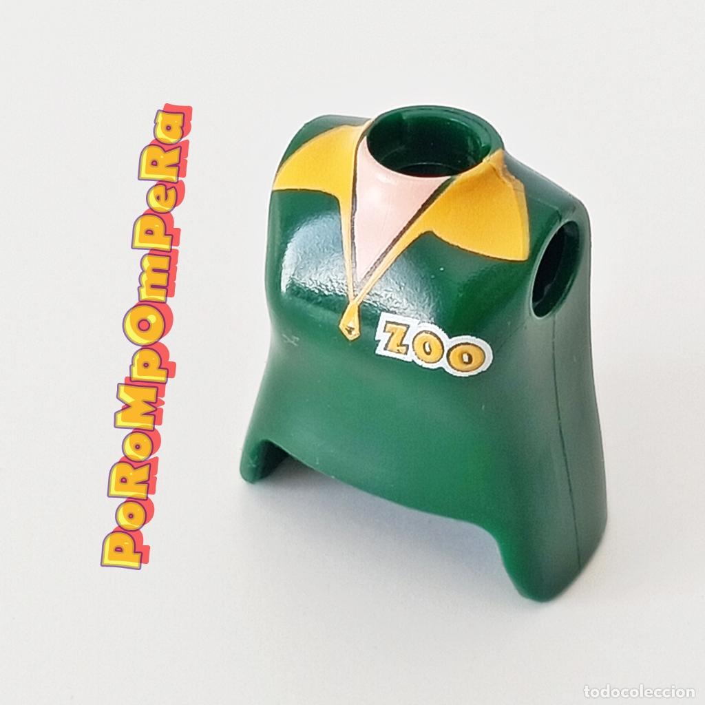 Playmobil: PLAYMOBIL TORSO MUJER VERDE OSCURO COMPLETAR/CUSTOM ZOO TO9