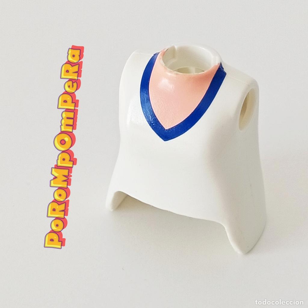 Playmobil: PLAYMOBIL TORSO MUJER BLANCO CAMISETA COMPLETAR/CUSTOM TO9
