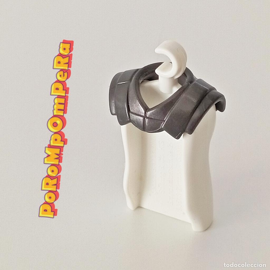 Playmobil: PLAYMOBIL PECHERA ARMADURA OSCURA ESPALDAR CUELLO CABALLERO MEDIEVAL CENTURI&Oacute;N ROMANO MDX