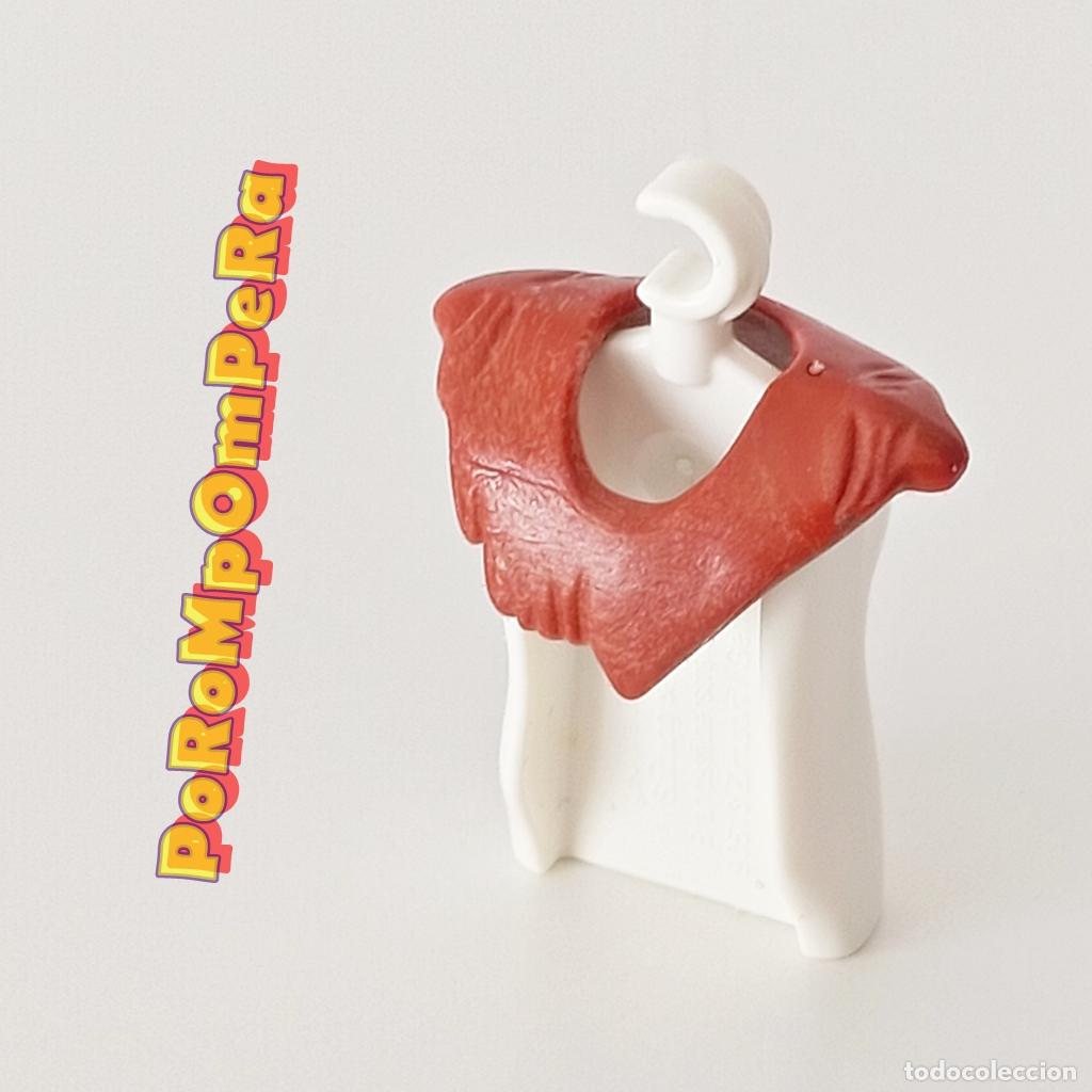 Playmobil: PLAYMOBIL CUELLO PIEL MARR&Oacute;N CUSTOM/COMPLETAR NEANDERTAL CAVERN&Iacute;COLA PREHISTORIA MEDIEVAL VIKING MDX