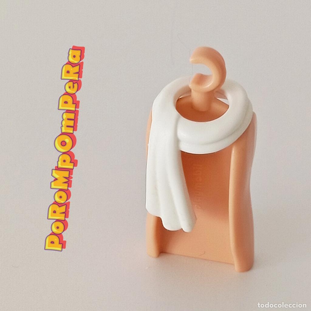 Playmobil: PLAYMOBIL PA&Ntilde;UELO BLANCO BUFANDA CHAL CUSTOM/COMPLETAR MDX