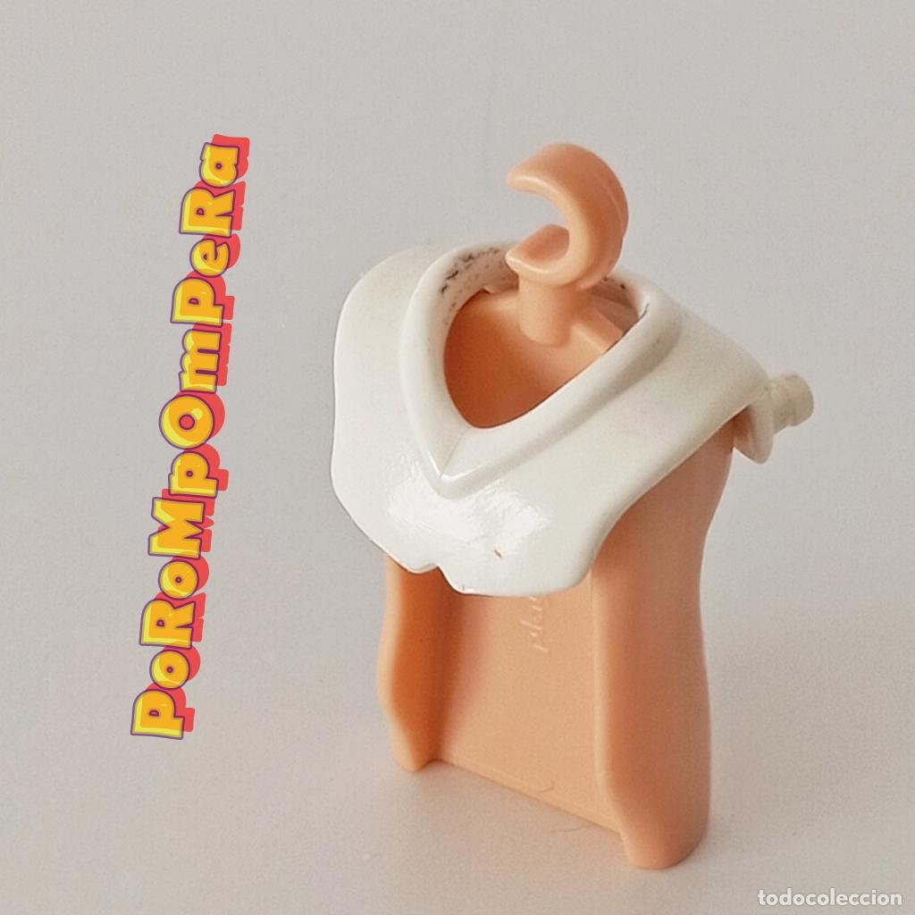 Playmobil: PLAYMOBIL PECHERA BLANCA ENGANCHES TRASEROS HOMBRERAS CUELLO COMPLETAR/CUSTOM CABALLERO MEDIEVAL MDX