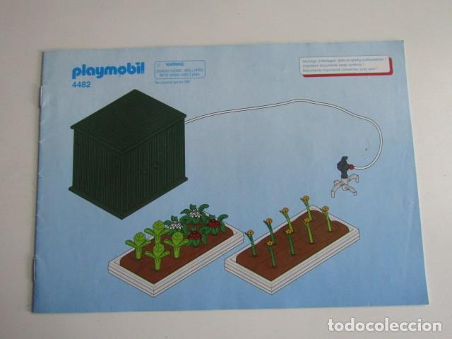 Playmobil: DIFICIL PLANO DE MONTAJE INSTRUCCIONES HUERTA COBERTIZO 4482 PLAYMOBIL