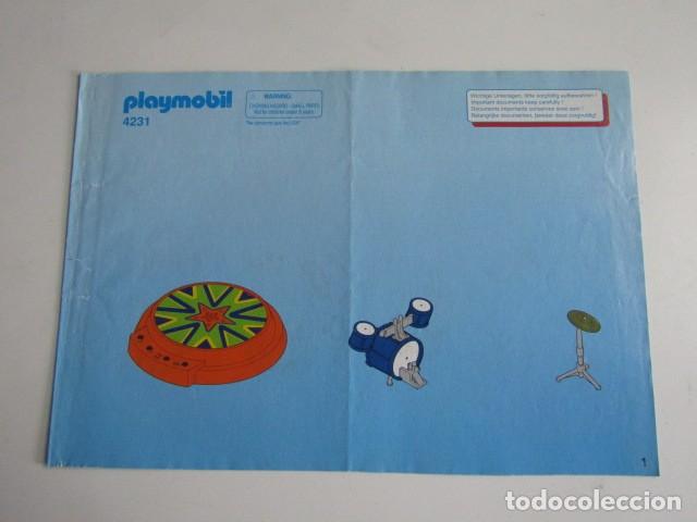 Playmobil: DIFICIL PLANO DE MONTAJE INSTRUCCIONES ORQUESTA CIRCO 4231 PLAYMOBIL