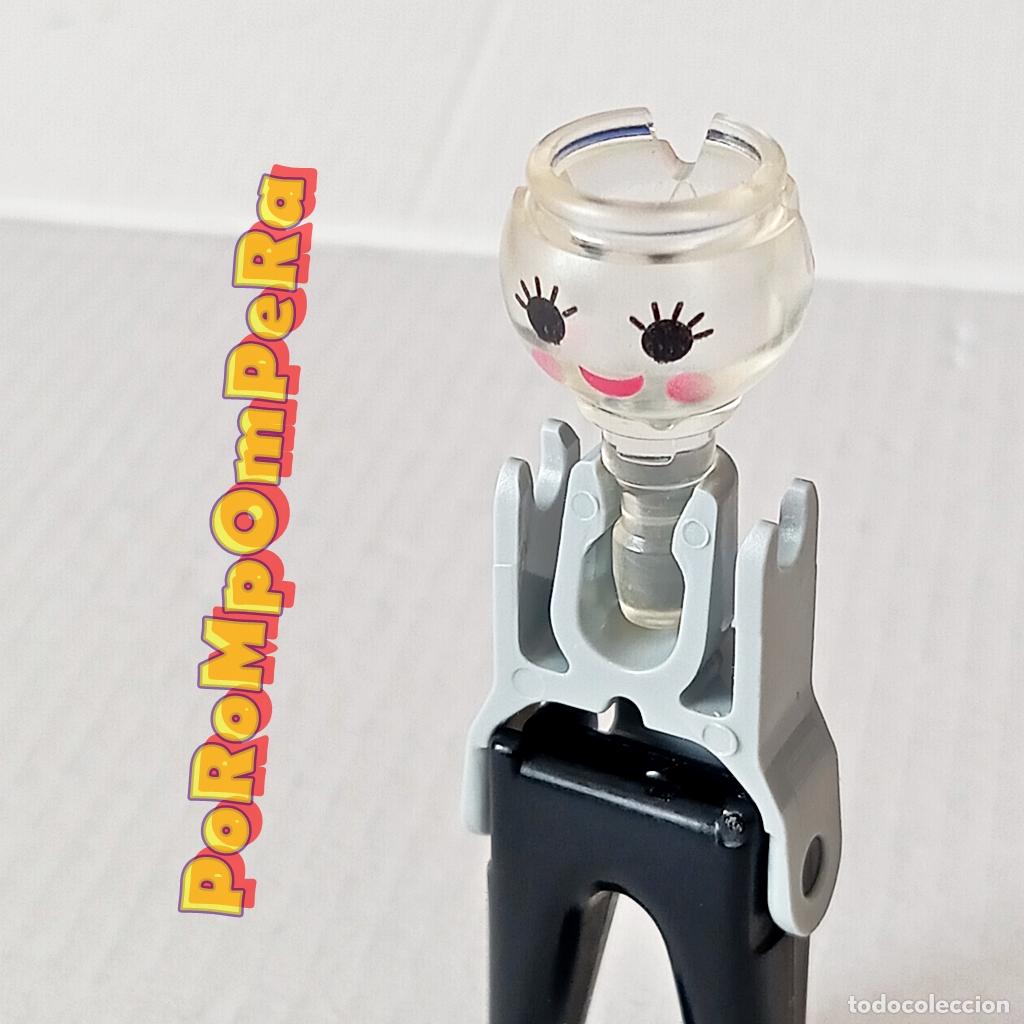 Playmobil: PLAYMOBIL CABEZA TRASL&Uacute;CIDA PESTA&Ntilde;A SUPERIOR MEJILLA SONROSADA BOCA ROSA CUSTOM/COMPLETAR FF