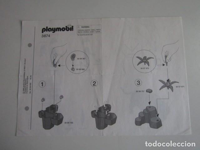 Playmobil: DIFICIL PLANO DE MONTAJE INSTRUCCIONES GUERREROS INDIOS CAZANDO BISONTE OESTE 3874 PLAYMOBIL