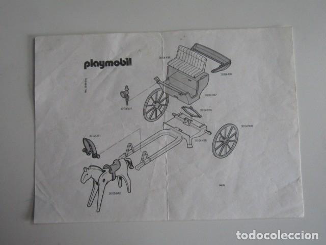 Playmobil: DIFICIL PLANO DE MONTAJE INSTRUCCIONES CALESA OESTE PLAYMOBIL