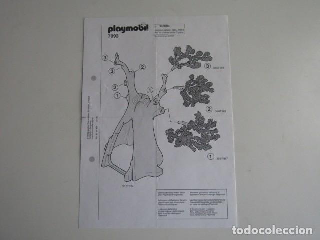 Playmobil: DIFICIL PLANO DE MONTAJE INSTRUCCIONES GRAN ROBLE MEDIEVAL 7093 PLAYMOBIL
