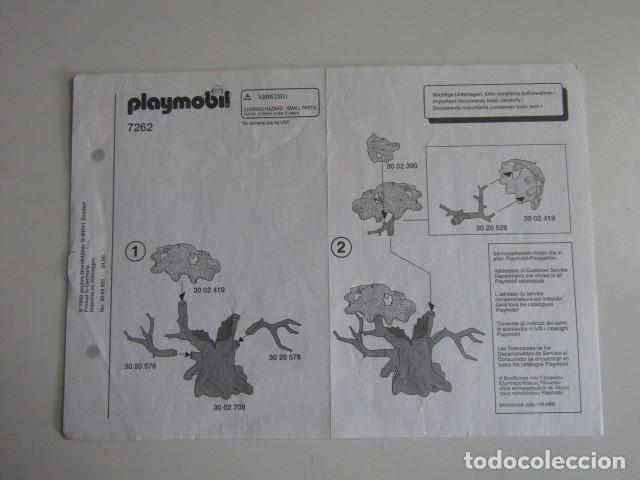 Playmobil: DIFICIL PLANO DE MONTAJE INSTRUCCIONES GRAN ARBOL HABLANTE MUNDO MAGICO MEDIEVAL 7262 PLAYMOBIL