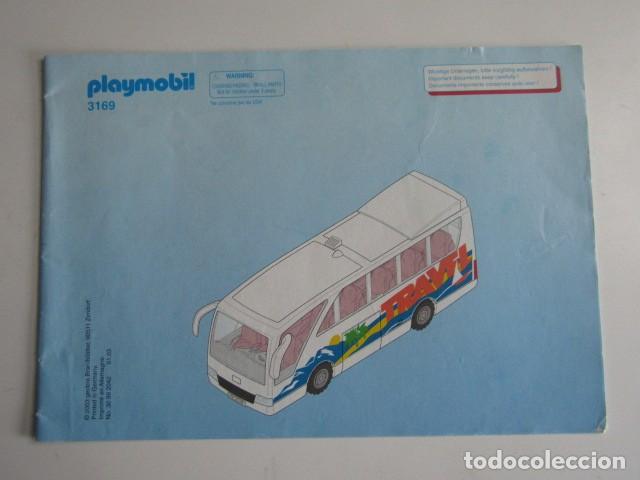 Playmobil: DIFICIL PLANO DE MONTAJE INSTRUCCIONES AUTOBUS TRAVEL 3169 PLAYMOBIL