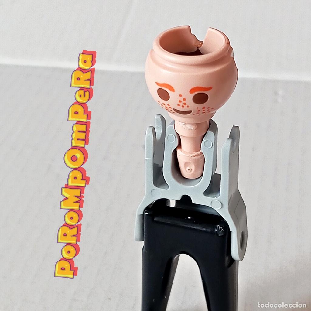 Playmobil: PLAYMOBIL CABEZA PECAS + CEJAS NARANJAS PECOSO PELIRROJO HUECO TRASERO CUSTOM/COMPLETAR FF