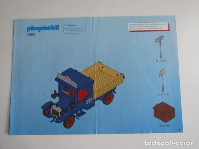 Playmobil: DIFICIL PLANO DE MONTAJE INSTRUCCIONES CAMIONETA VICTORIANA 4083 PLAYMOBIL