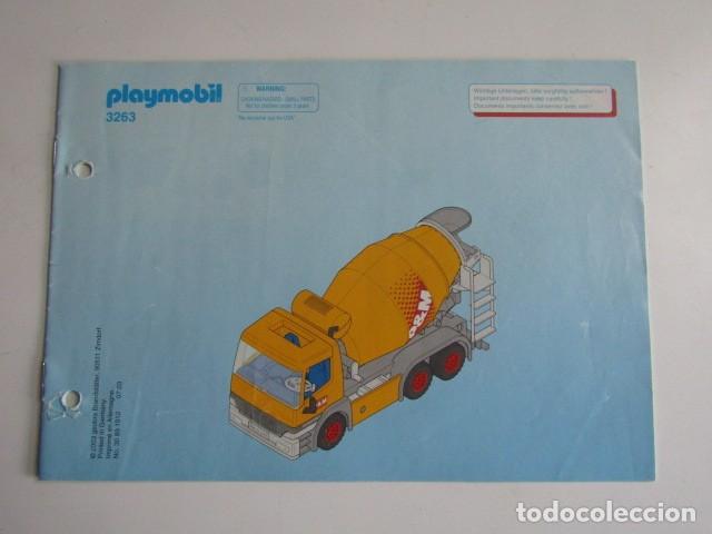 Playmobil: DIFICIL PLANO DE MONTAJE INSTRUCCIONES HORMIGONERA 3263 PLAYMOBIL