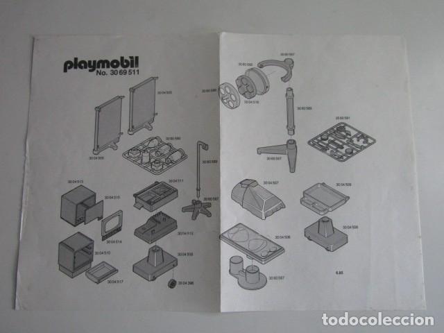 Playmobil: DIFICIL PLANO DE MONTAJE INSTRUCCIONES SALA QUIROFANO HOSPITAL ANTIGUO PLAYMOBIL