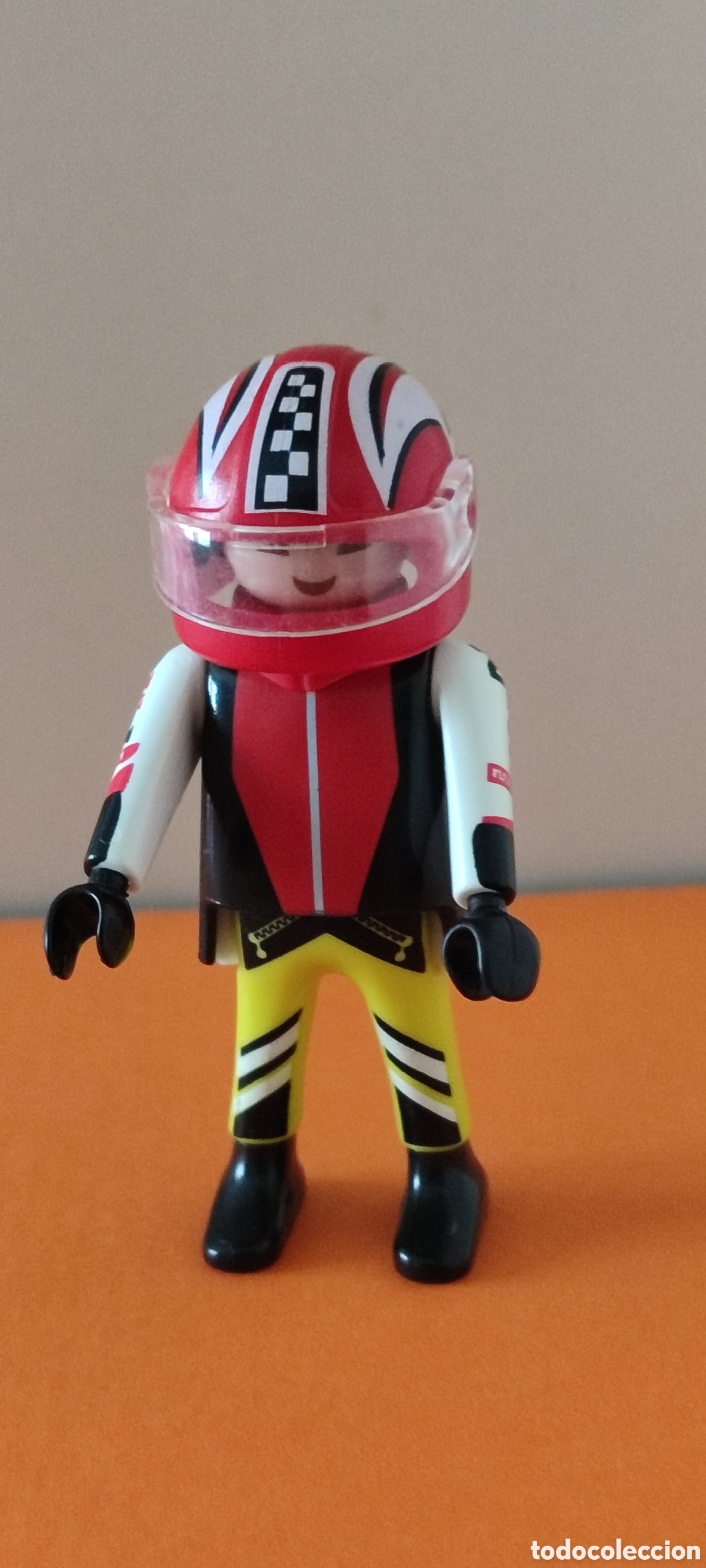 Playmobil: Piloto moto carreras.