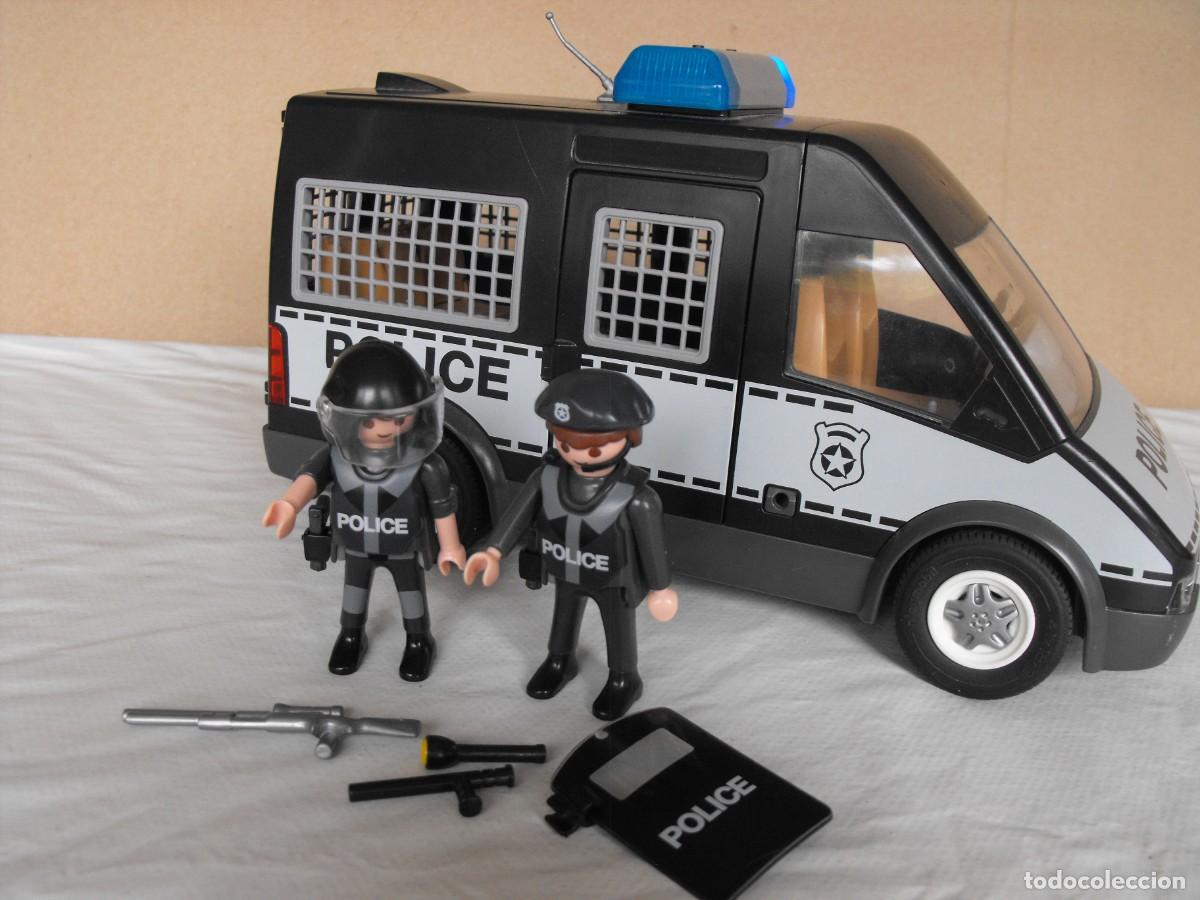 Playmobil: PLAYMOBIL. Coche furgoneta de policia. Ref.6043. Muy completa.