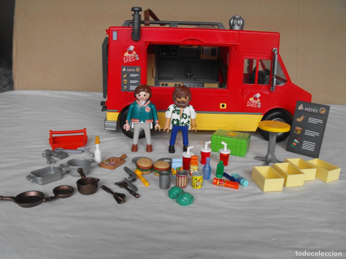 Playmobil: PLAYMOBIL. Furgoneta vendedora de comidas. Ref.70075. Muy completa.