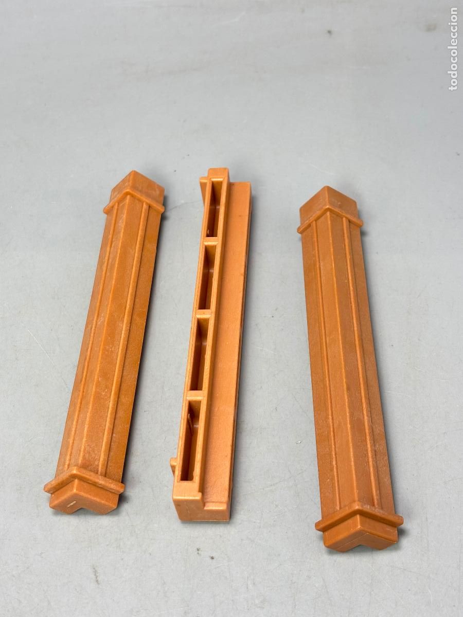 Playmobil: Playmobil lote pilar uni&oacute;n pared casa estaci&oacute;n granja rancho oeste