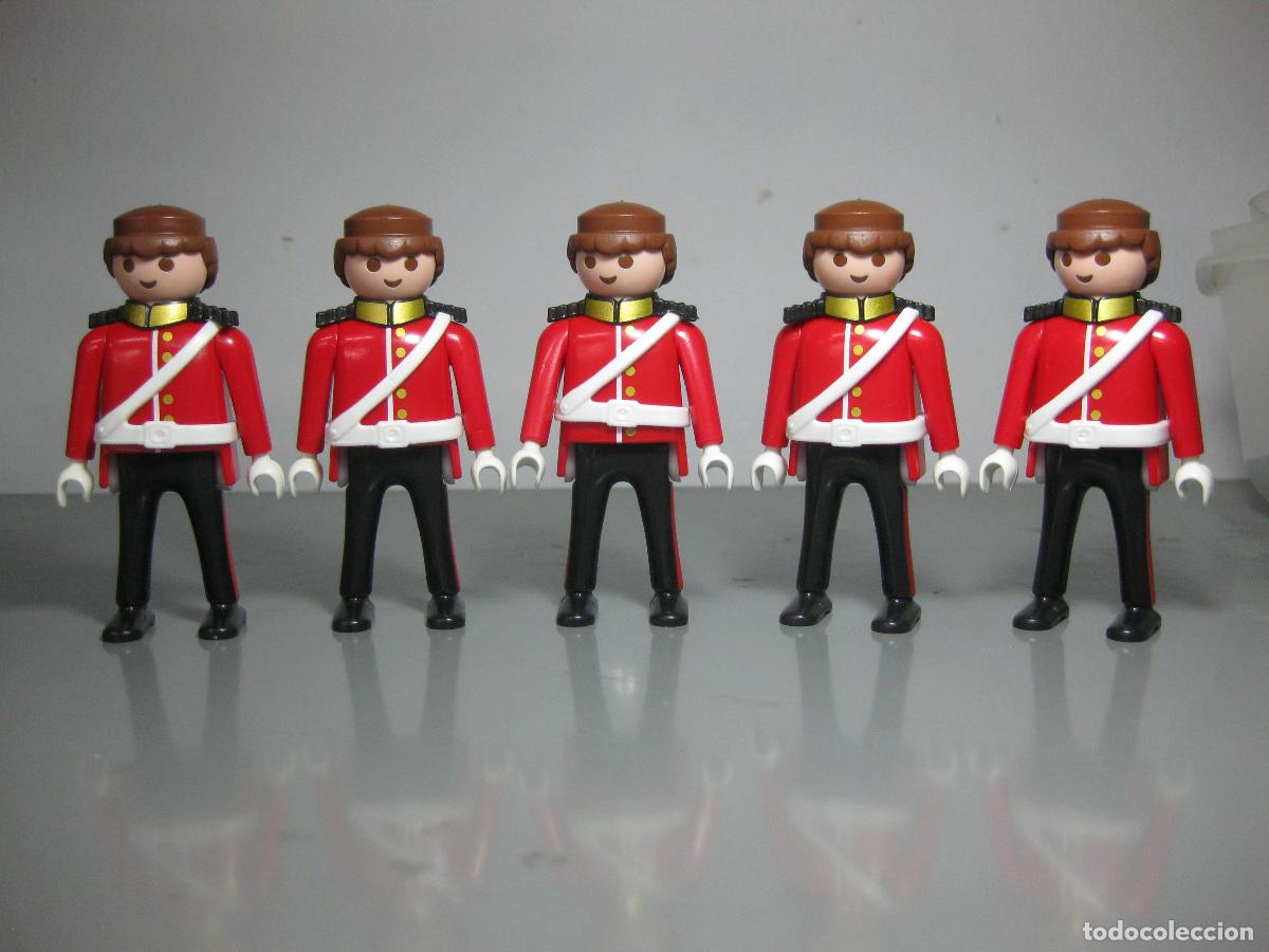 Playmobil: playmobil lote 5 figura ingles guardia real royal guard
