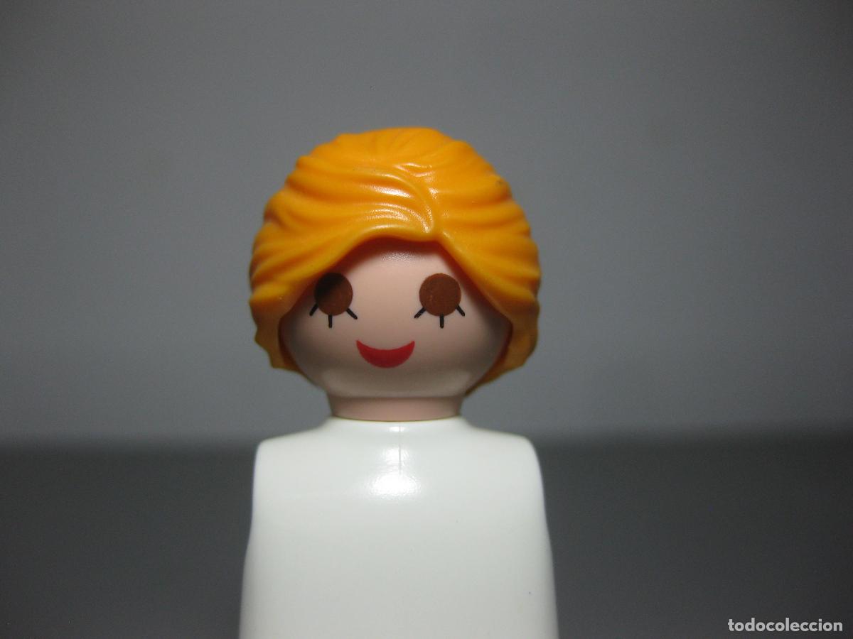 Playmobil: pPLAYMOBIL PELO PELUCA RECAMBIO recogido boda ceremonia color anaranjado- cuerpo no incluido-
