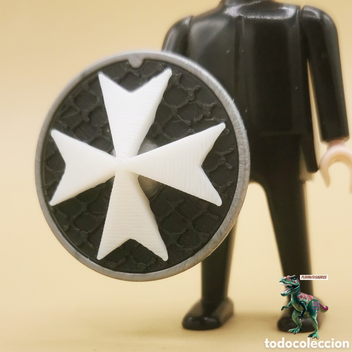 Playmobil: Playmobil escudo caballero templario cruz de malta guerrero medieval cruzado 5045 4670 4625 5825