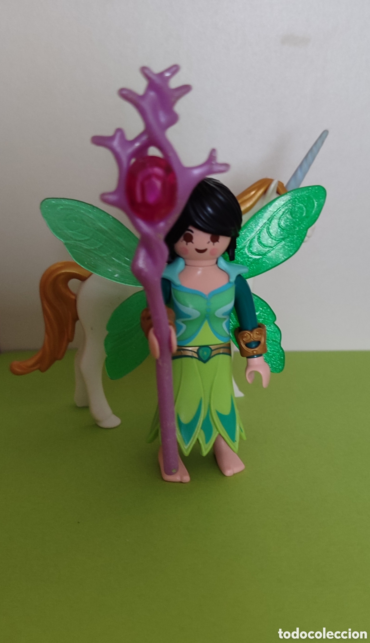Playmobil: Hada del bosque con unicornio.