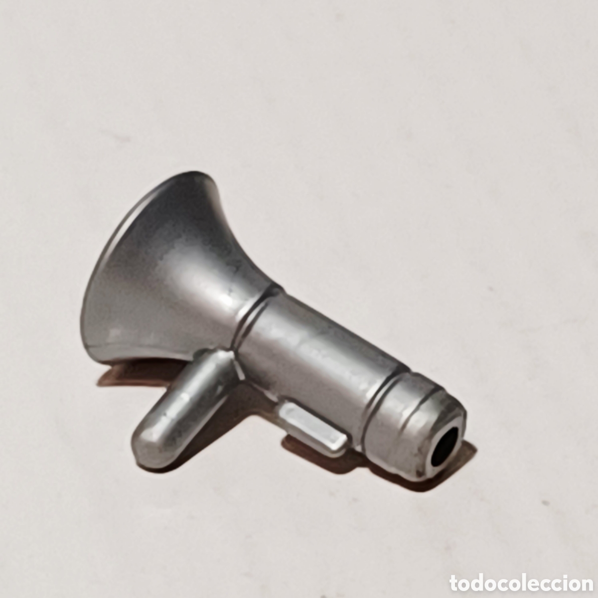 Playmobil: Pieza playmobil megafono altavoz gris metalizado