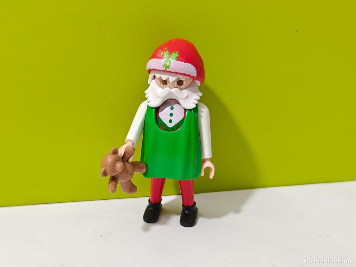 Playmobil: Playmobil figura hombre pap&aacute; Noel, navidad, Bel&eacute;n, trineo, renos, duendes, gnomos, regalos, city...