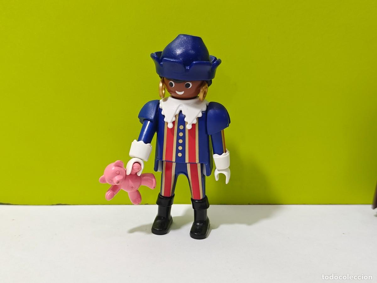Playmobil: Playmobil figura hombre paje-rey mago, Navidad, portal de Bel&eacute;n, medieval, camello, pastores