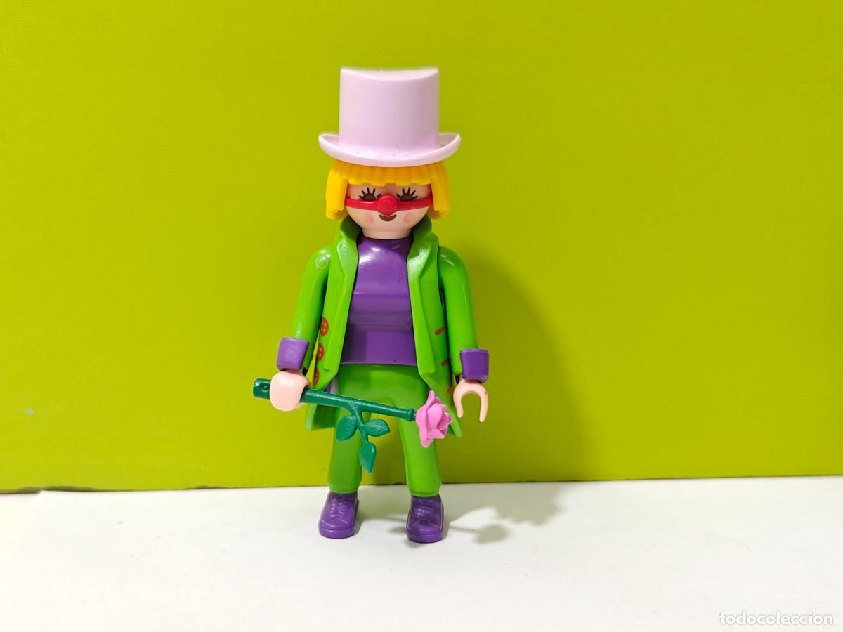 Playmobil: playmobil figura mujer payasa, circo, cumplea&ntilde;os, fieras, trapecistas, victoriano, carpa, city...
