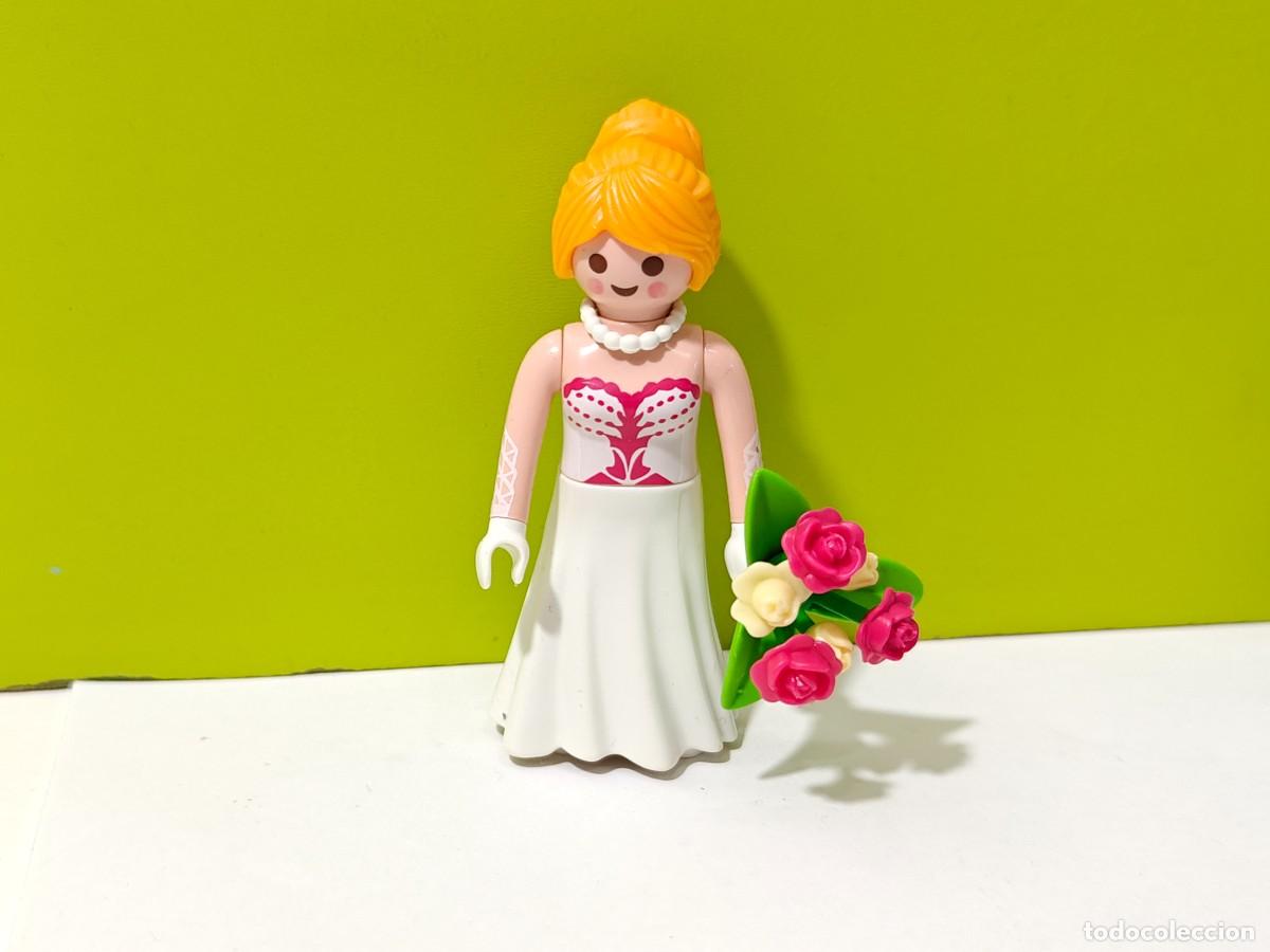 Playmobil: playmobil figura mujer novia, boda, iglesia, banquete, cura, princesas, limusina, victoriano, city.