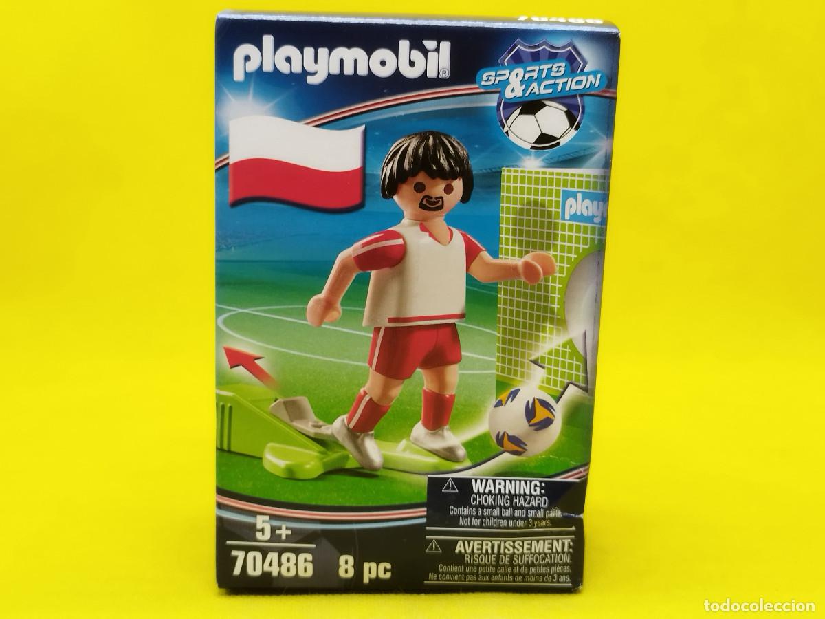 Playmobil: Playmobil Futbolista de la selecci&oacute;n de Polonia REF 70486