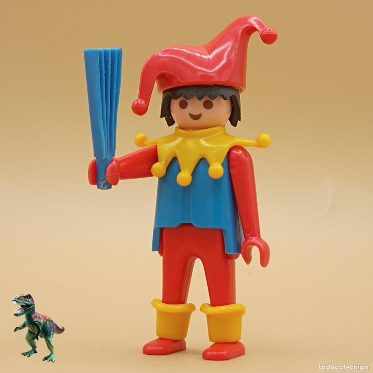 Playmobil: Playmobil figura bufon con abanico corte real payaso arlequin medieval 3330 3487