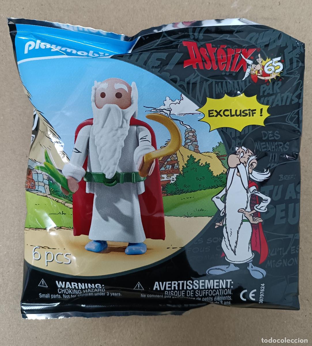 Playmobil: panoramix exclusivo playmobil figura sobre sellado nuevo edicion limitada personaje asterix