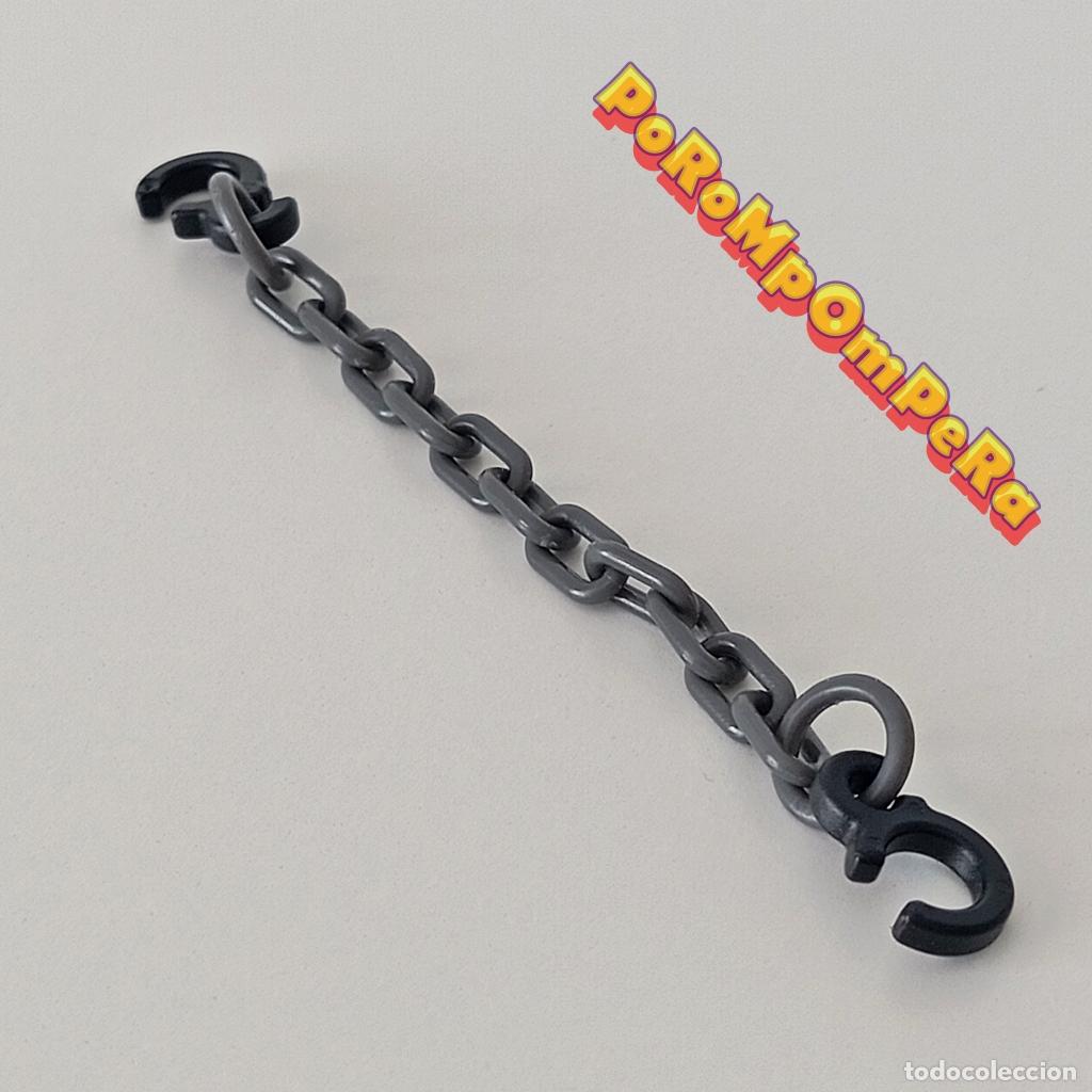 Playmobil: PLAYMOBIL CADENA GRIS CON ENGANCHES NEGROS PRESO C&Aacute;RCEL MAZMORRA PRISI&Oacute;N - SET/S POR DETERMINAR S8