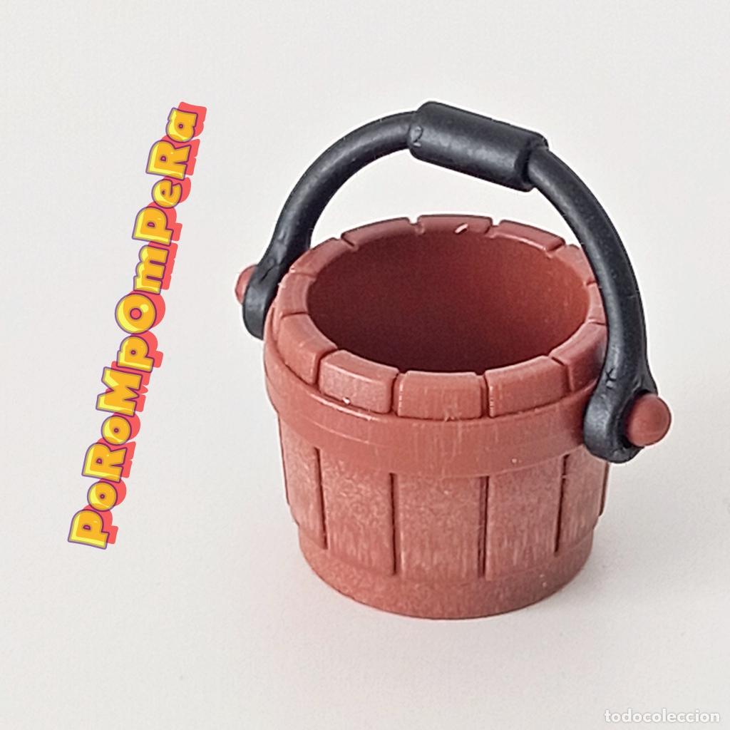 Playmobil: PLAYMOBIL CUBO MARR&Oacute;N OSCURO MADERA ASA MEDIEVAL OEST PIRAT VIKING CIUDAD GRANJ BEL&Eacute;N EGIPCIO S8