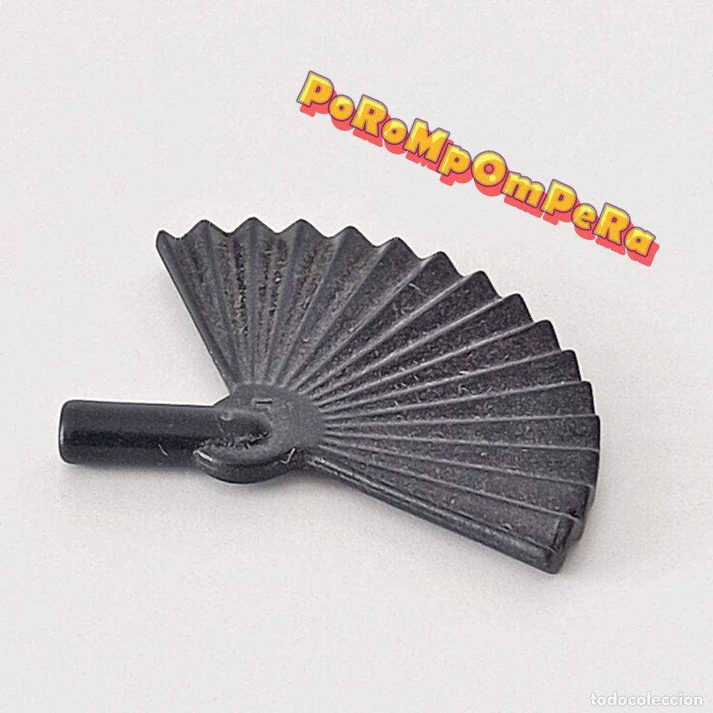 Playmobil: PLAYMOBIL ABANICO NEGRO GEISHA SOBRE FIGURES SERIE 2 5158 REMBRANDT 9483 EVERDREAMERZ 70582 S8