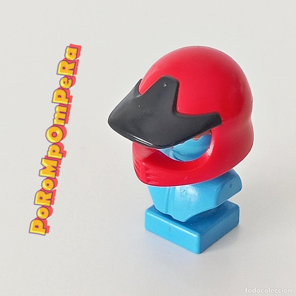 Playmobil: PLAYMOBIL CASCO ROJO VISERA NEGRA GAFAS TRASL&Uacute;CIDA MOTORISTA TRIAL ENDURO MOTOCROSS MOTO PILOTO i5