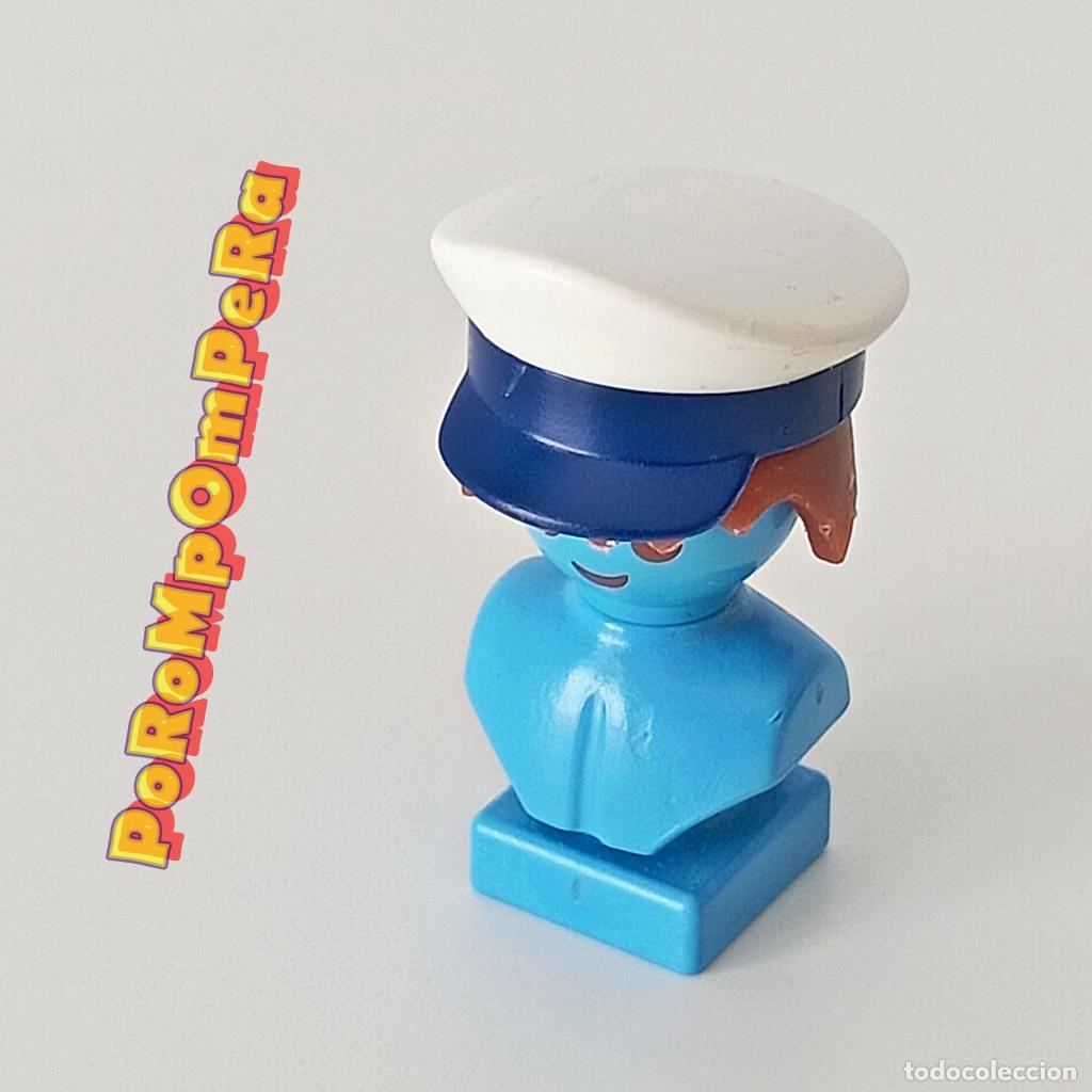 Playmobil: PLAYMOBIL GORRA POLIC&Iacute;A BLANCA-AZUL 6529 9218 9829 ? SOMBRERO POLIC&Iacute;A i5