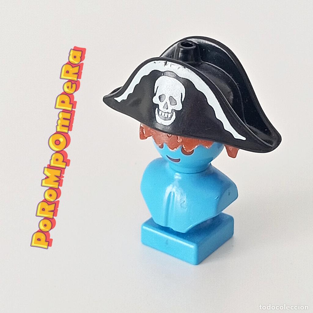 Playmobil: PLAYMOBIL BICORNIO NEGRO CR&Aacute;NEO CAPIT&Aacute;N PIRATA 3025 4603 SOMBRERO CALAVERA i5