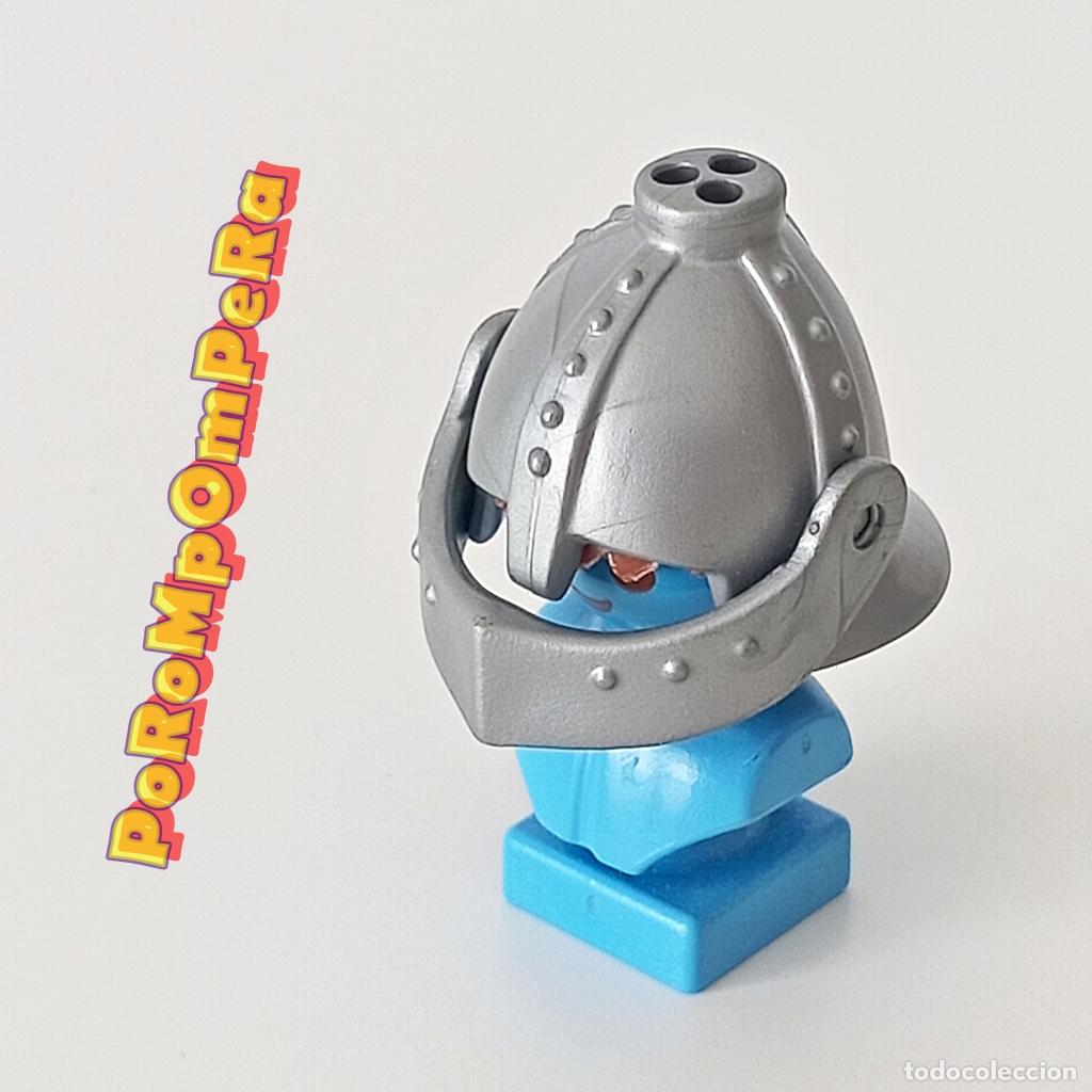 Playmobil: PLAYMOBIL CASCO PLATEADO 3652 3653 3667 4555 4982 5738 5783 YELMO CABALLERO MEDIEVAL i5