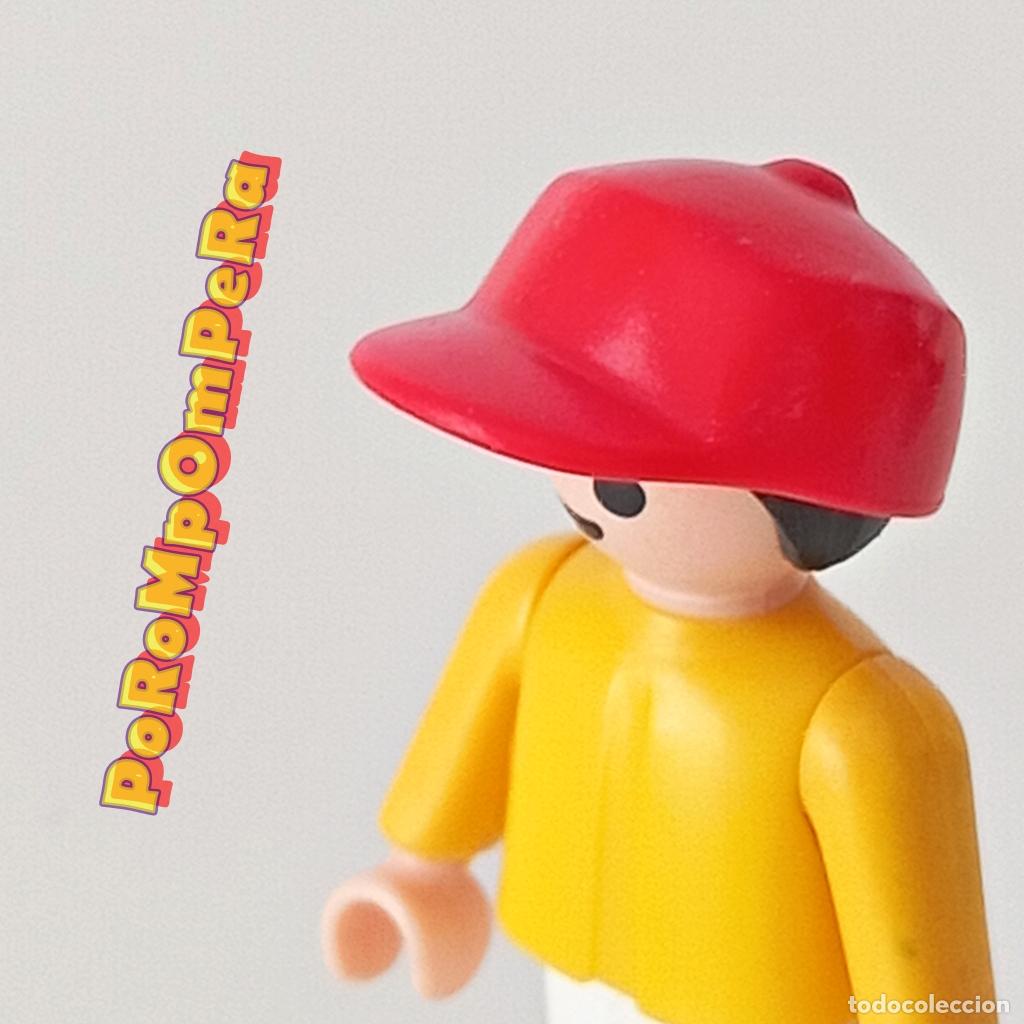 Playmobil: PLAYMOBIL GORRA INFANTIL ROJA TIPO BASEBALL SOMBRERO NI&Ntilde;O BEISBOL DEPORTE PLAYA PISCINA i5