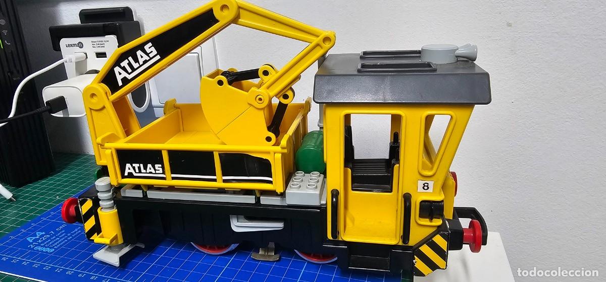 Playmobil: playmobil tren, locomotora, obra, electrico referencia 4053