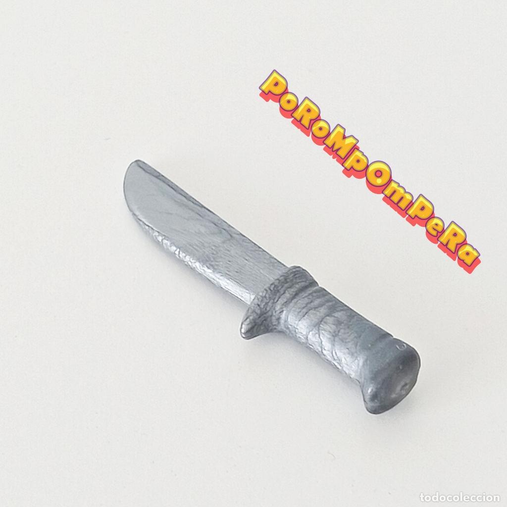 Playmobil: PLAYMOBIL CUCHILLO PLATEADO VAQUERO OESTE SOLDADO INDIO BANDIDO EXPLORADOR GUERRERO MEDIEVAL i1