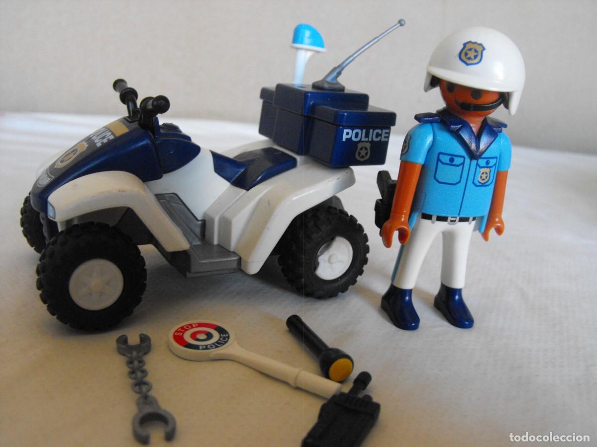 Playmobil: PLAYMOBIL. Policia en quad.