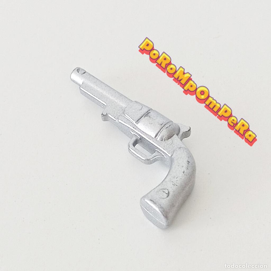 Playmobil: PLAYMOBIL REVOLVER CL&Aacute;SICO OESTE COLT 45 PISTOLA NORDISTA SUDISTA VAQUERO COWBOY EJ&Eacute;RCITO UNION i1