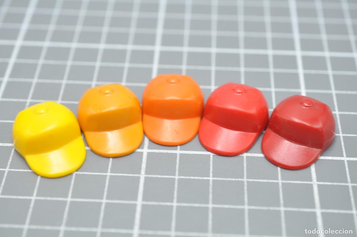 Playmobil: WSK049 Playmobil, 5 gorras adulto colores c&aacute;lidos