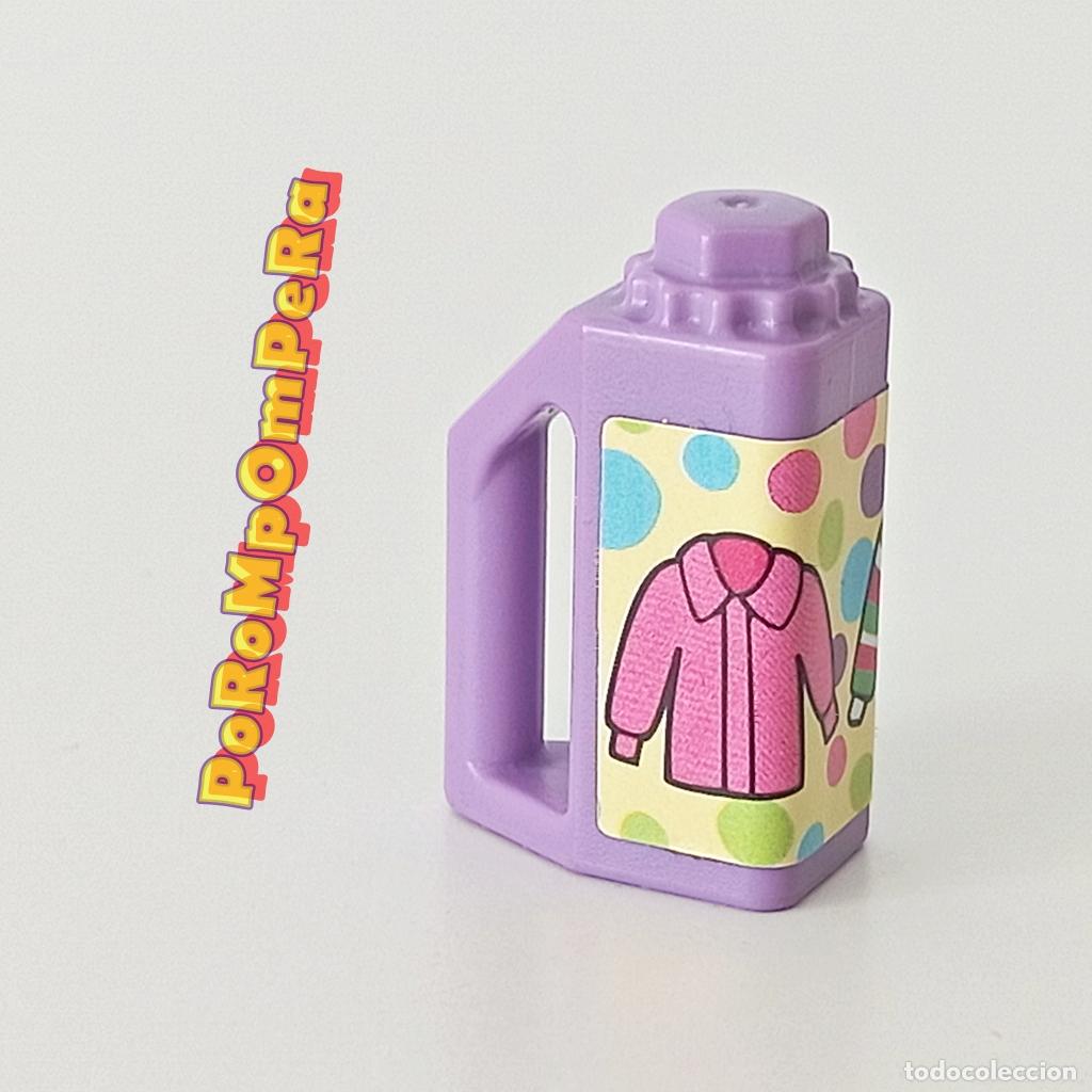 Playmobil: PLAYMOBIL BOTE MORADO DETERGENTE ENVASE TIENDA SUPERMERCADO LIMPIEZA COCINA i1
