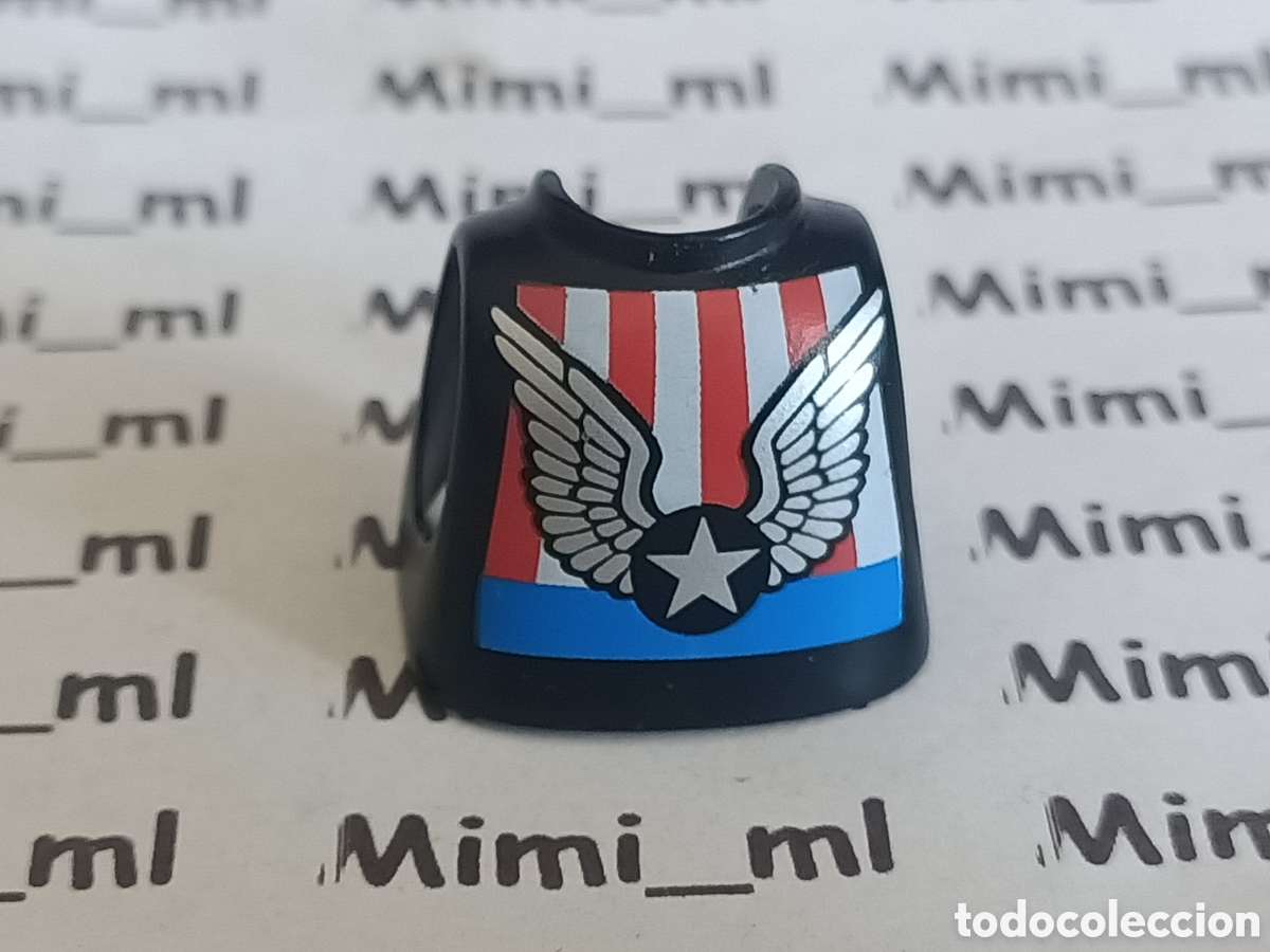 Playmobil: Playmobil chaleco hombre moto motocicleta chaqueta